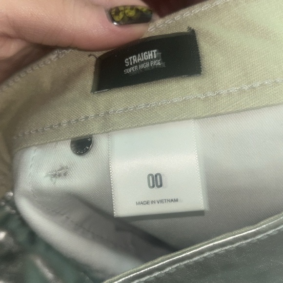 Express silver leather pants - Picture 7 of 9